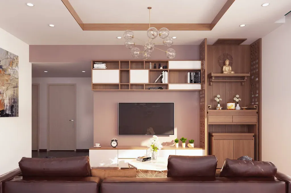 Phòng khách - Căn Hộ Vistar Verde Quận 2 - Phong cách Modern | Space T