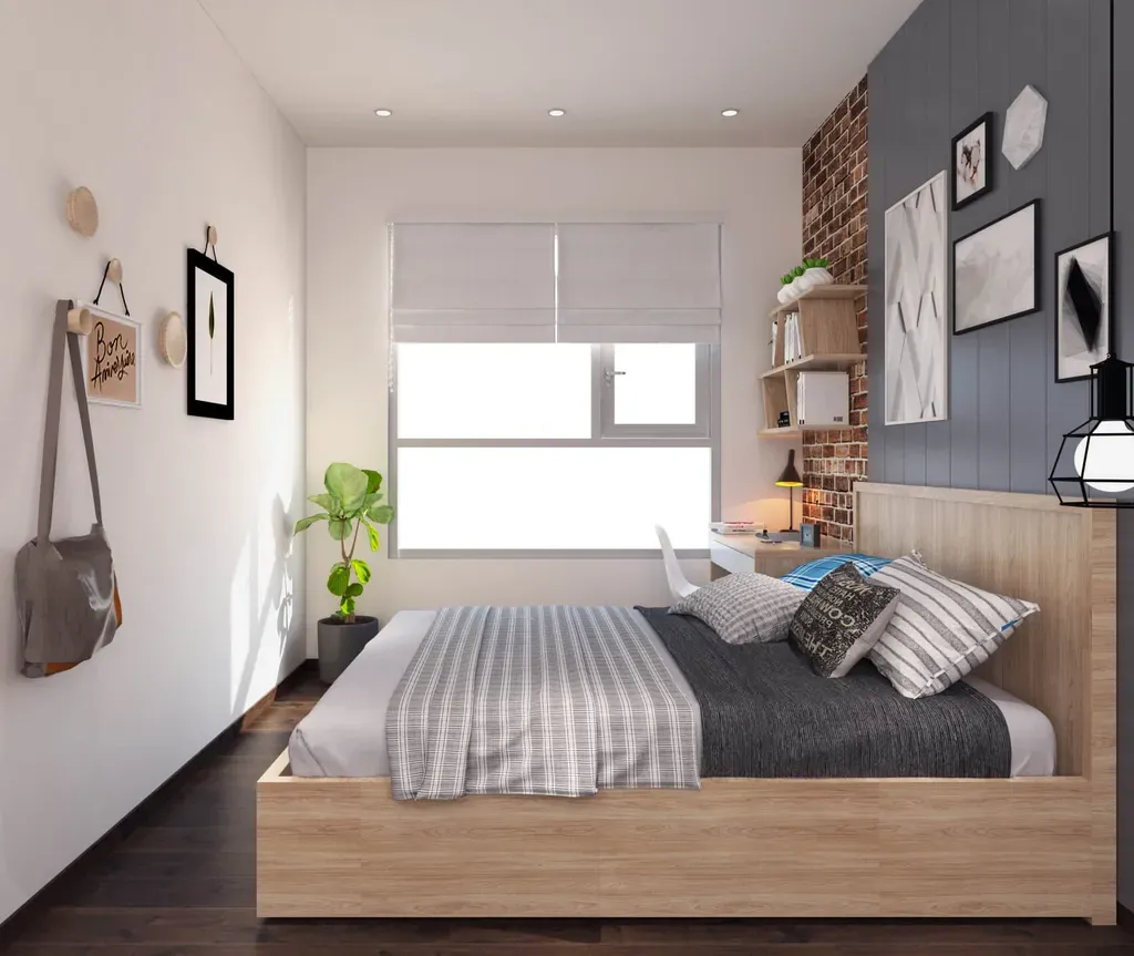 Phòng ngủ - Căn Hộ Vistar Verde Quận 2 - Phong cách Modern | Space T