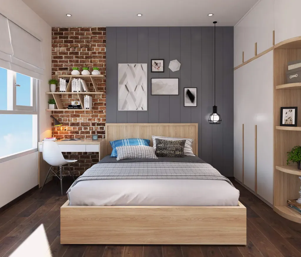 Phòng ngủ - Căn Hộ Vistar Verde Quận 2 - Phong cách Modern | Space T