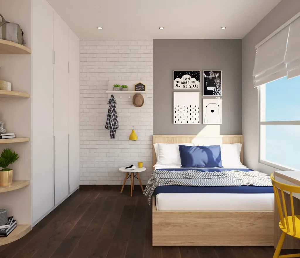 Phòng ngủ - Căn Hộ Vistar Verde Quận 2 - Phong cách Modern | Space T