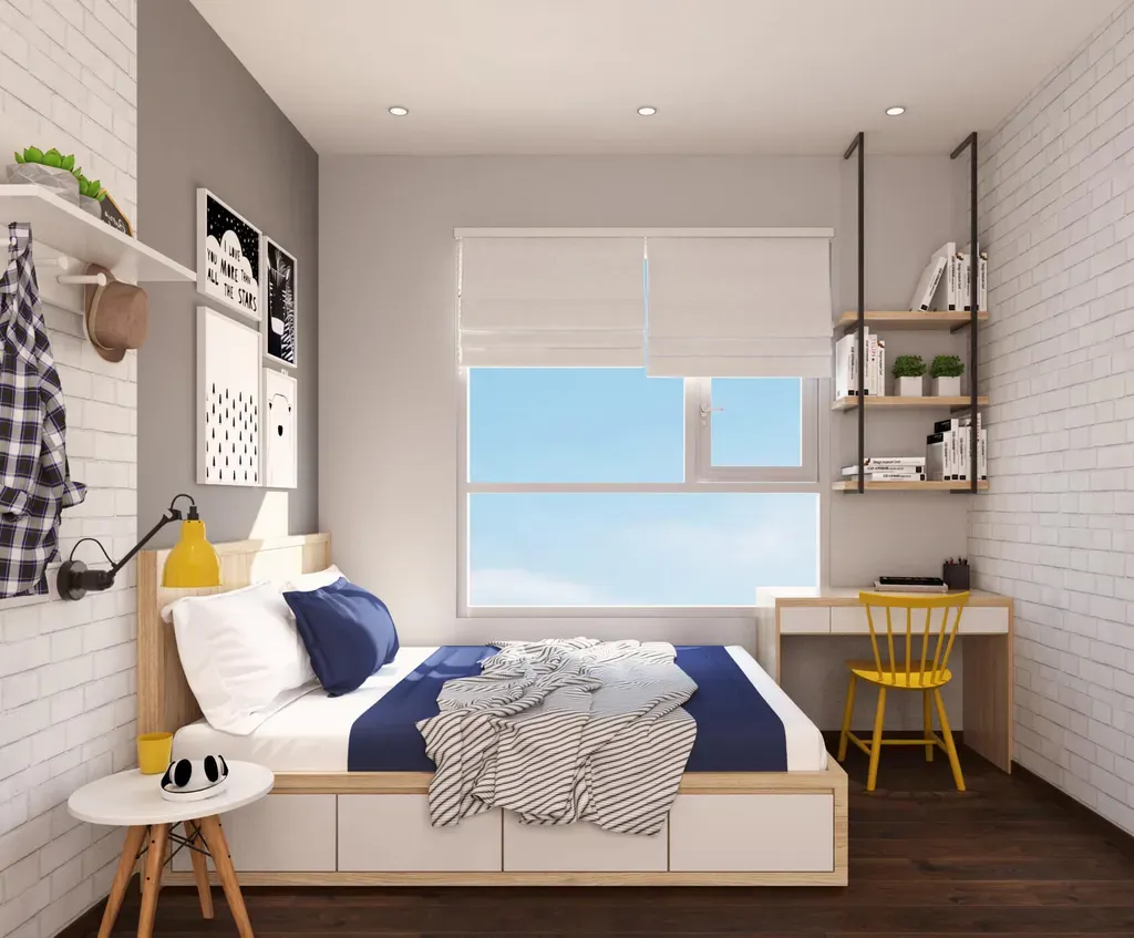 Phòng ngủ - Căn Hộ Vistar Verde Quận 2 - Phong cách Modern | Space T