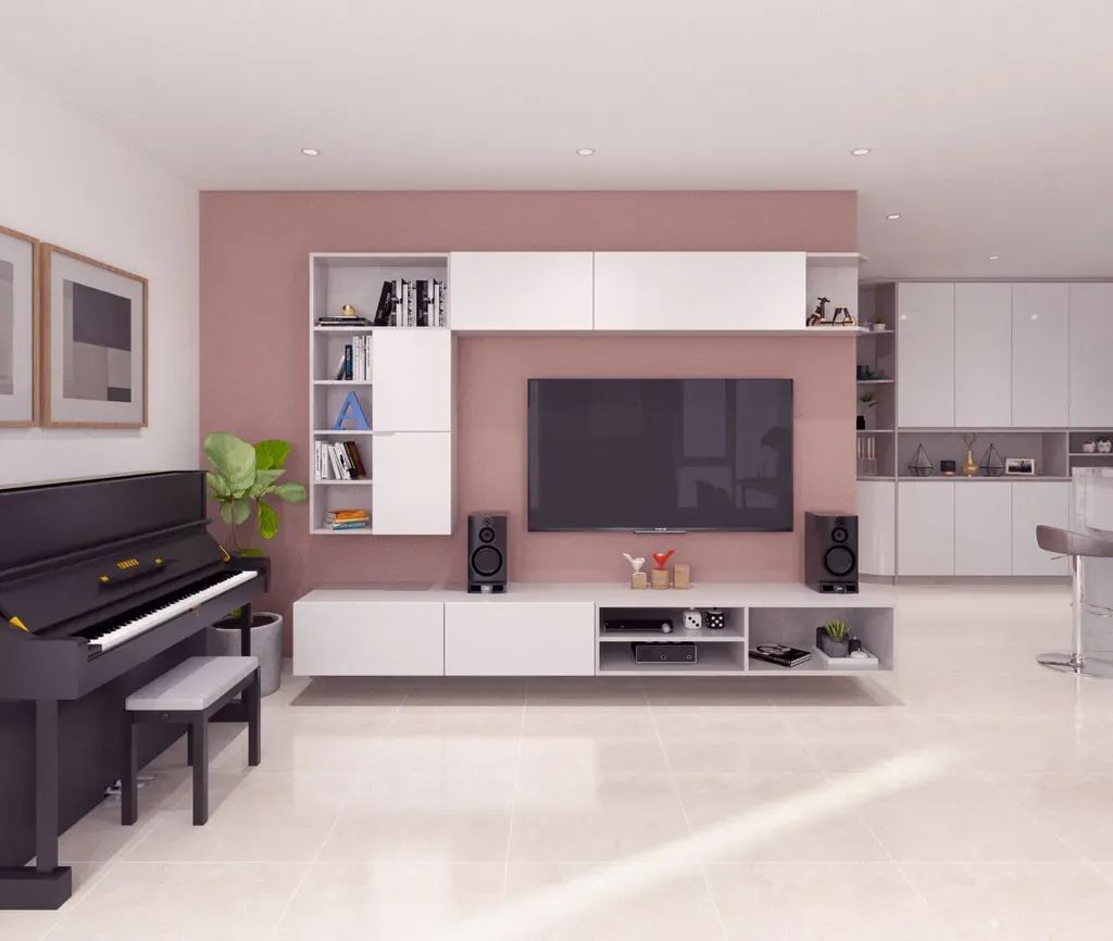 Phòng khách - Căn hộ Horizon Quận 1 - Phong cách Modern | Space T
