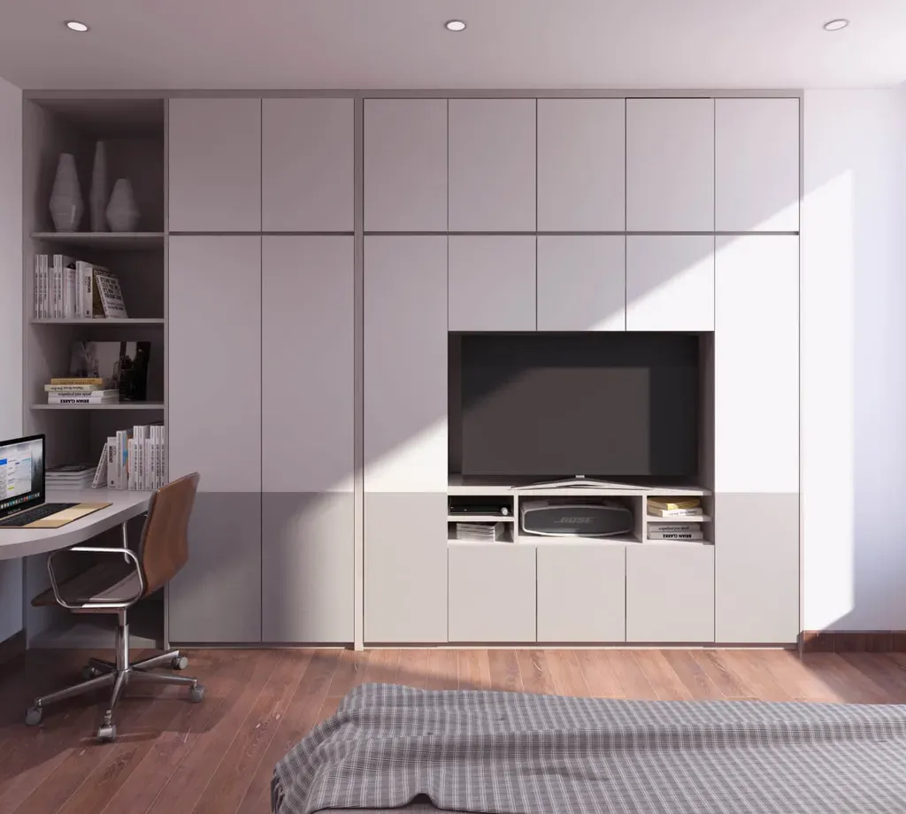 Phòng ngủ - Căn hộ Horizon Quận 1 - Phong cách Modern | Space T
