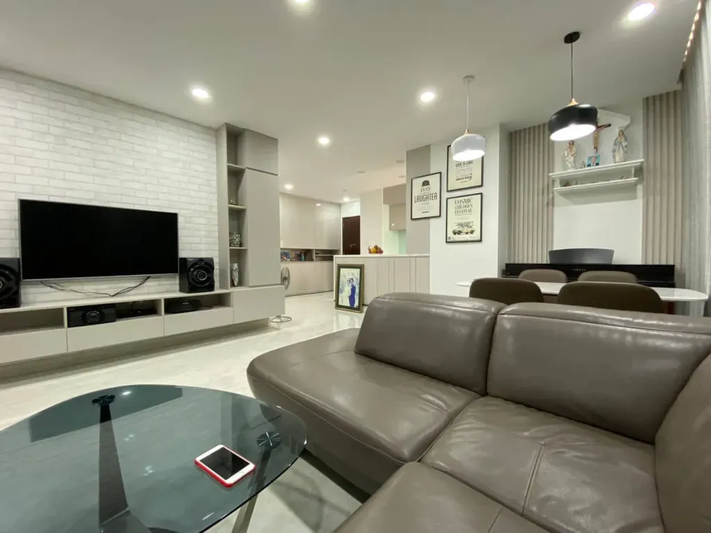 Phòng khách - Căn hộ Horizon Quận 1 81m2 - Phong cách Modern | Space T