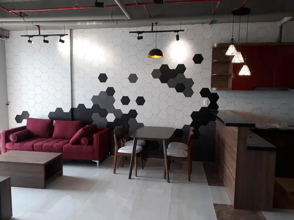 Phòng khách, Phòng ăn - Căn hộ Richstar Tân Phú - Phong cách Modern | Space T