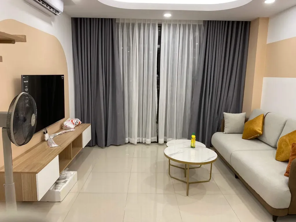 Phòng khách - Căn hộ Q. Tân Bình - Phong cách Scandinavian + Color Block | Space T