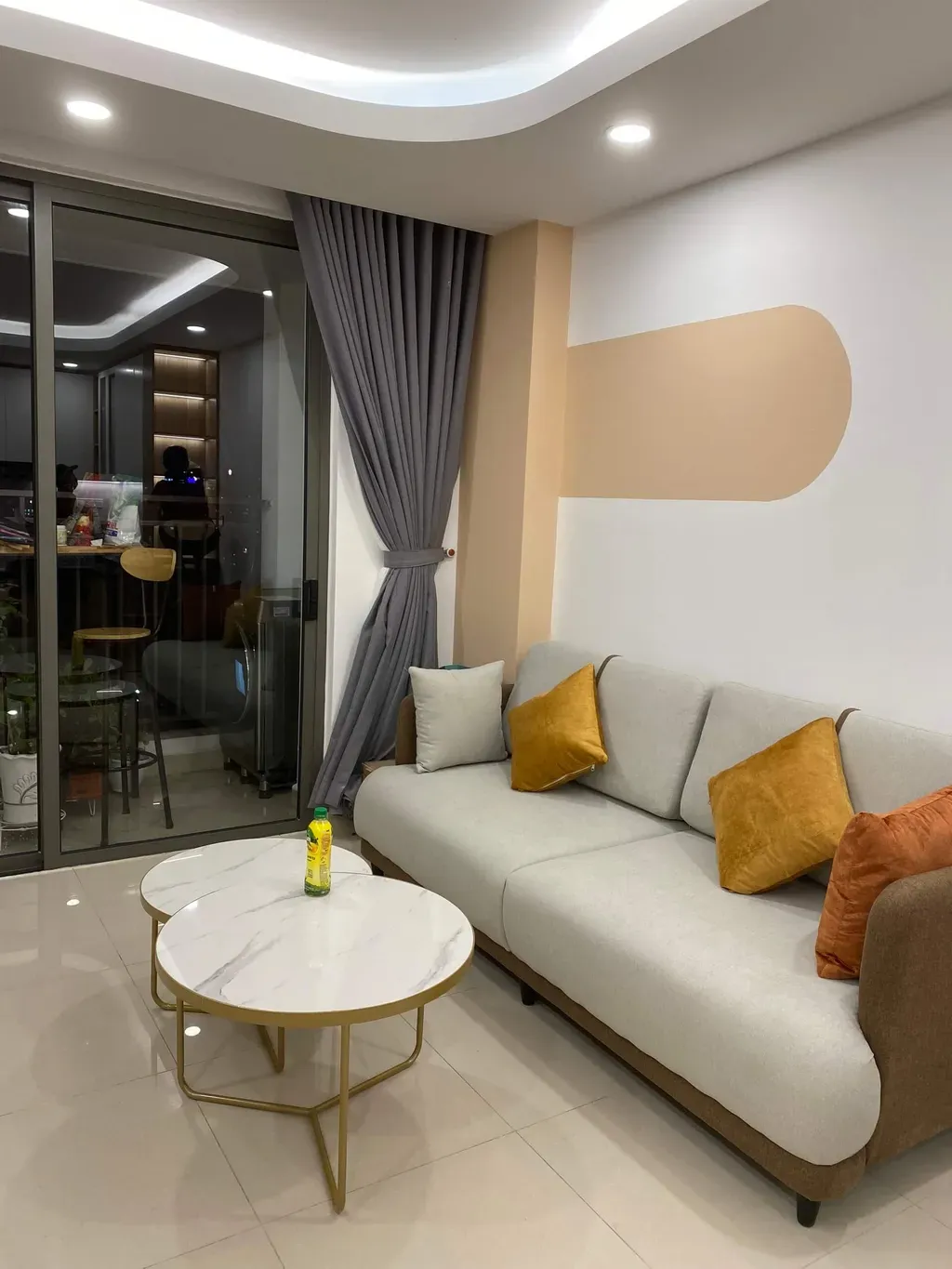 Phòng khách - Căn hộ Q. Tân Bình - Phong cách Scandinavian + Color Block | Space T