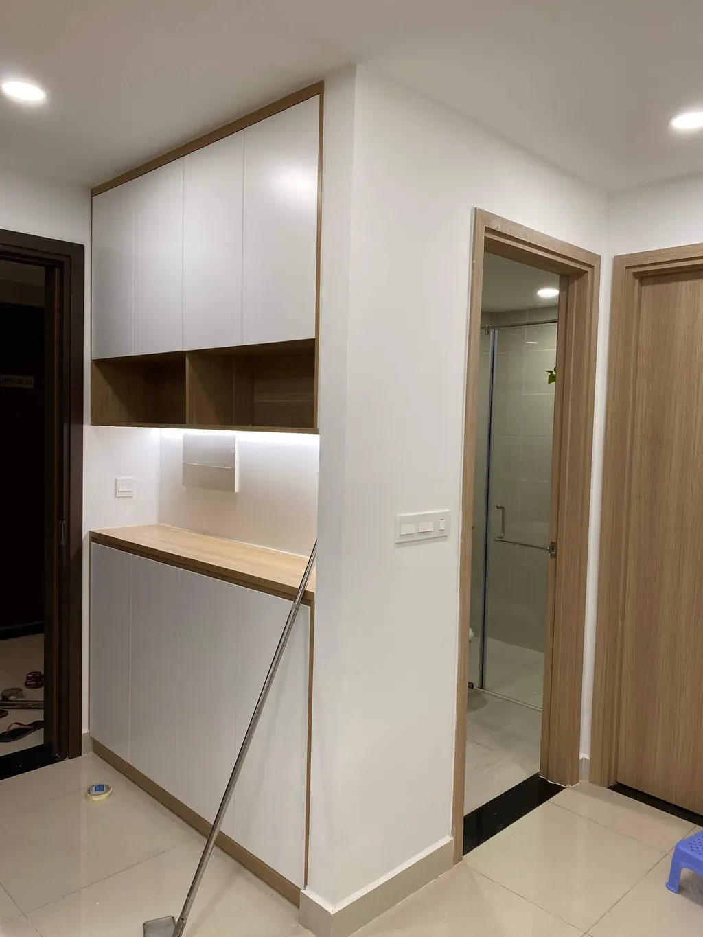 Lối vào - Căn hộ Q. Tân Bình - Phong cách Scandinavian + Color Block | Space T