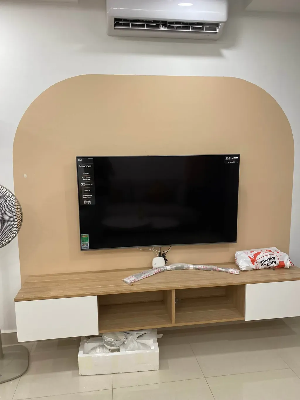 Phòng khách - Căn hộ Q. Tân Bình - Phong cách Scandinavian + Color Block | Space T