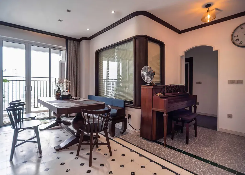 Phòng ăn - Căn hộ Sunrise City View Quận 7 - Phong cách Indochine | Space T