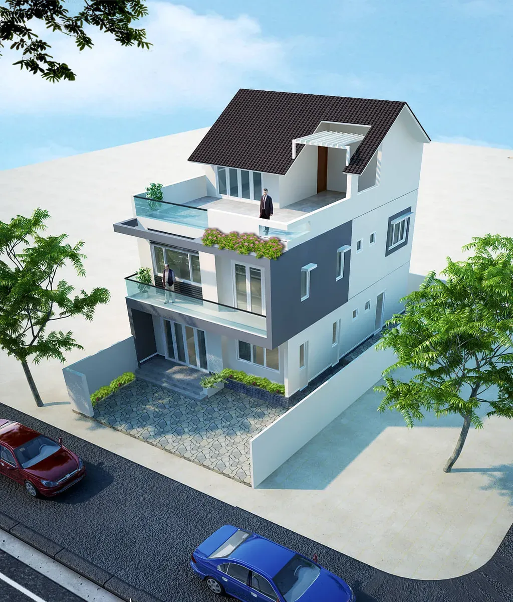 Mặt tiền - Villa 2 Thủ Đức - Phong cách Modern | Space T
