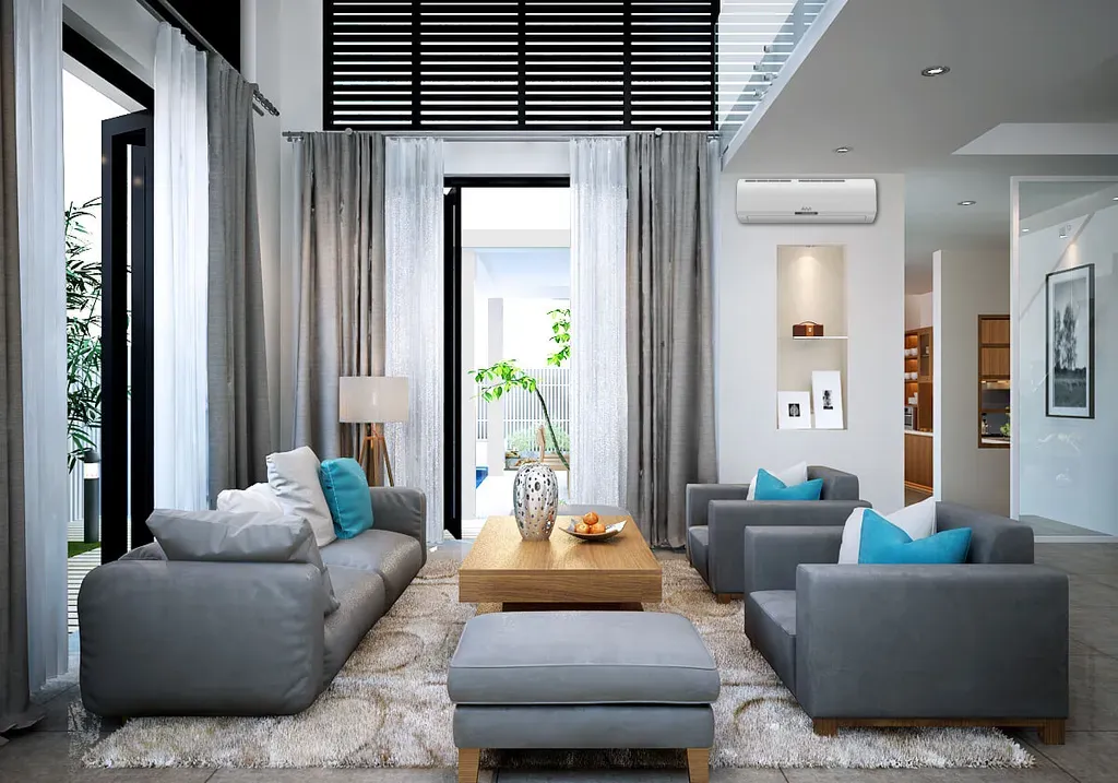 Phòng khách - Villa 1 Thủ Đức - Phong cách Japandi | Space T