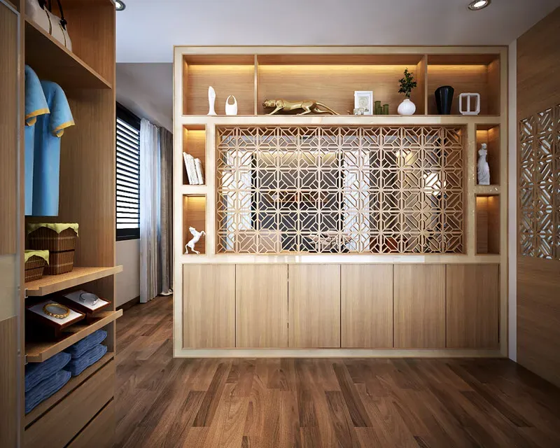 Phòng thay đồ - Villa 1 Thủ Đức - Phong cách Japandi | Space T