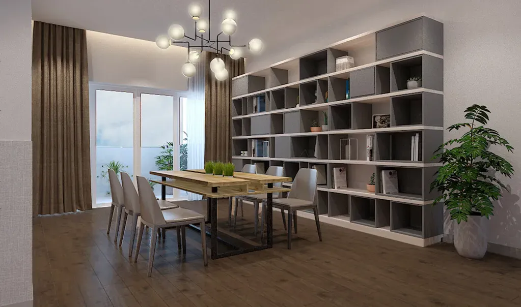 Phòng ăn - Biệt thự khu Sala Quận 2 - Phong cách Modern | Space T