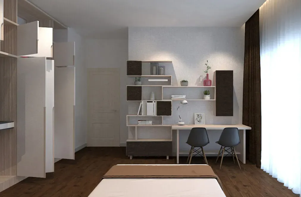 Phòng ngủ - Biệt thự khu Sala Quận 2 - Phong cách Modern | Space T