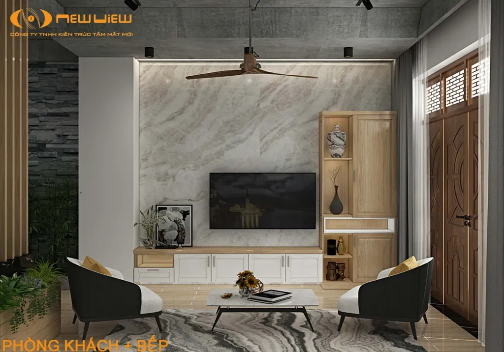 Phòng khách - Nhà phố Thủ Đức - Phong cách Modern | Space T