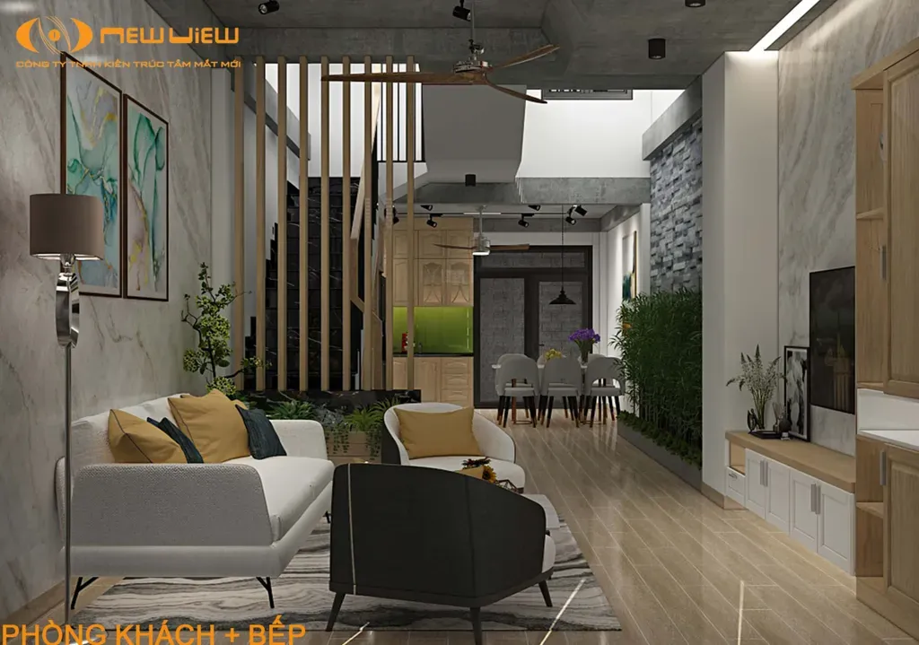 Phòng khách - Nhà phố Thủ Đức - Phong cách Modern | Space T