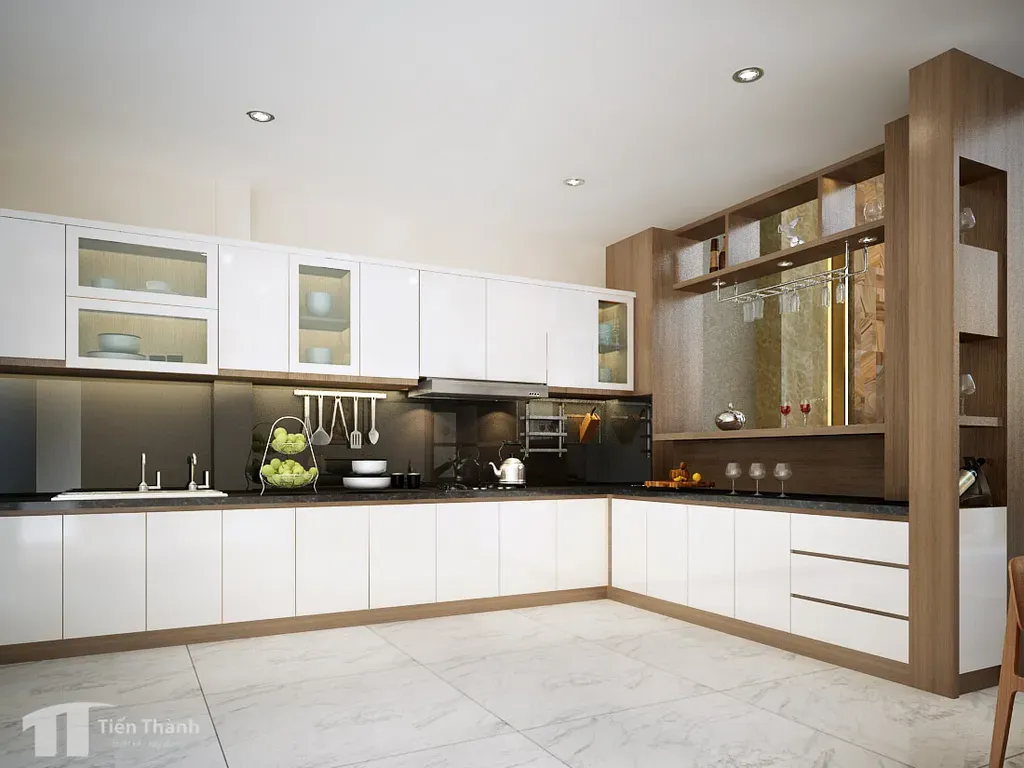 Phòng bếp - Nhà phố Cần Thơ - Phong cách Modern | Space T