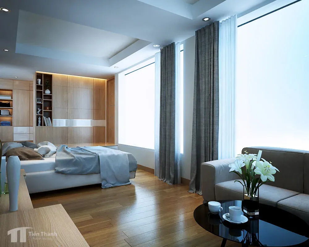 Phòng ngủ - Nhà phố Cần Thơ - Phong cách Modern | Space T