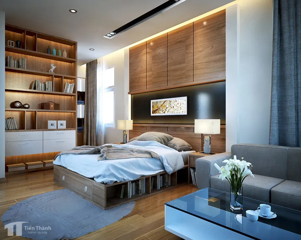 Phòng ngủ - Nhà phố Cần Thơ - Phong cách Modern | Space T