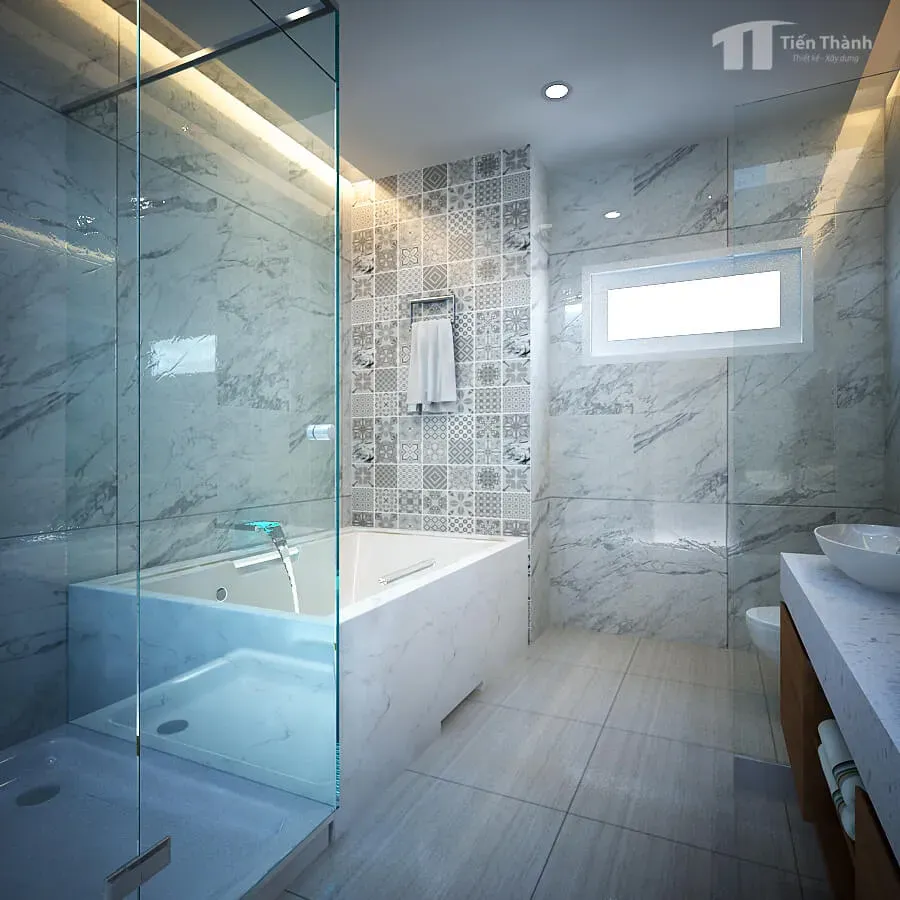 Phòng tắm - Nhà phố Cần Thơ - Phong cách Modern | Space T