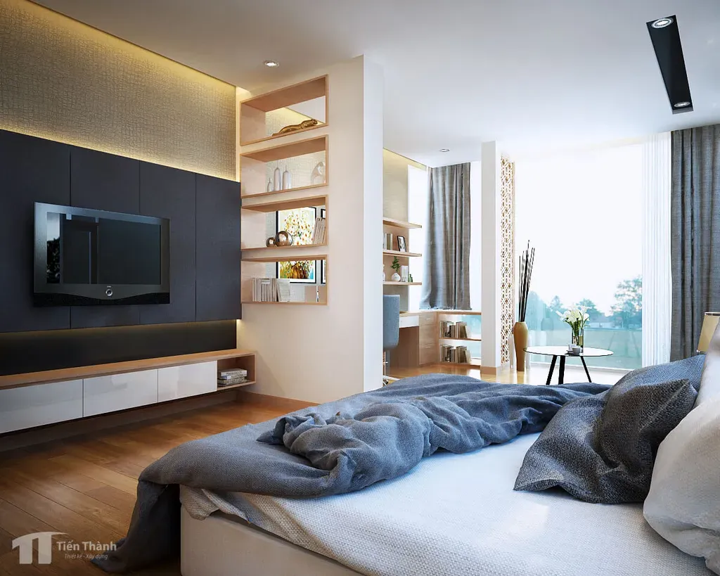 Phòng ngủ - Nhà phố Cần Thơ - Phong cách Modern | Space T