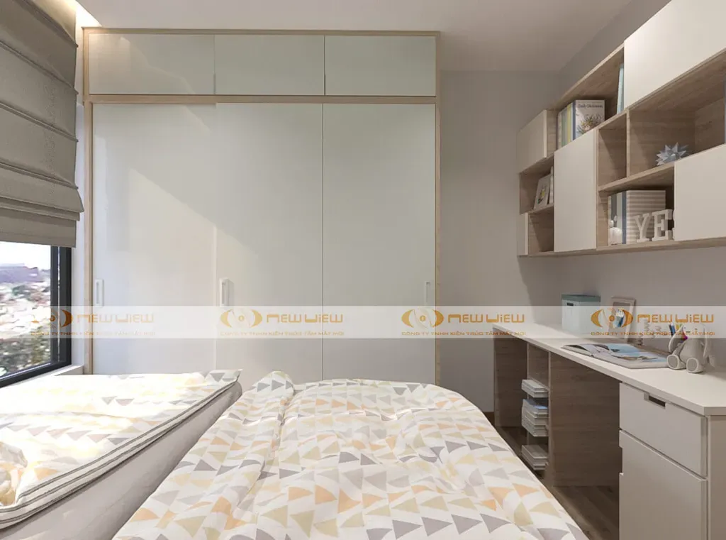Phòng ngủ - Căn hộ Vinhomes Grand Park Quận 9 - Phong cách Modern + Scandinavian | Space T