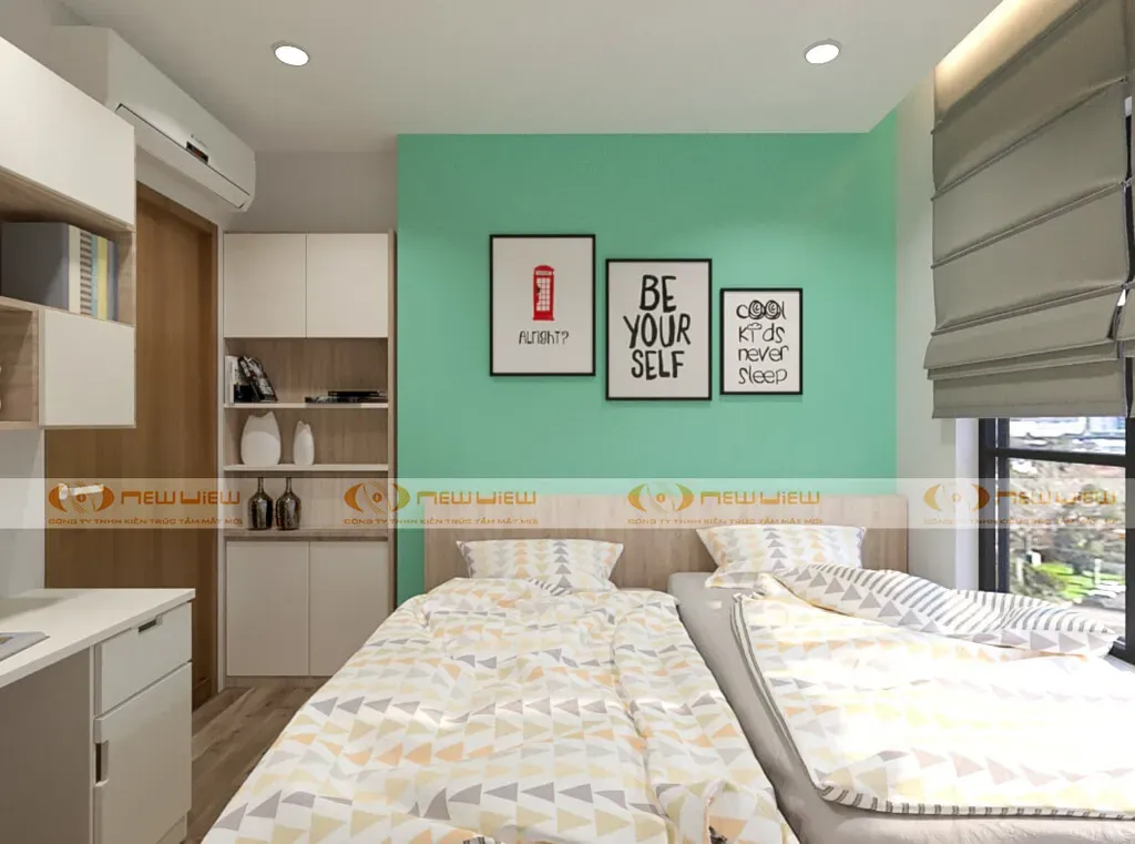 Phòng ngủ - Căn hộ Vinhomes Grand Park Quận 9 - Phong cách Modern + Scandinavian | Space T