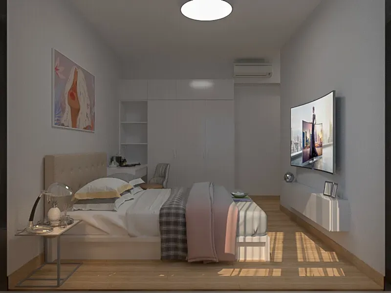 Phòng ngủ - Căn hộ Palm Heights Quận 2 - Phong cách Scandinavian | Space T