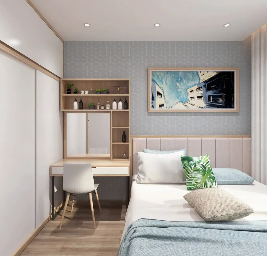 Phòng ngủ - Căn hộ Orchard Park View Phú Nhuận - Phong cách Scandinavian | Space T