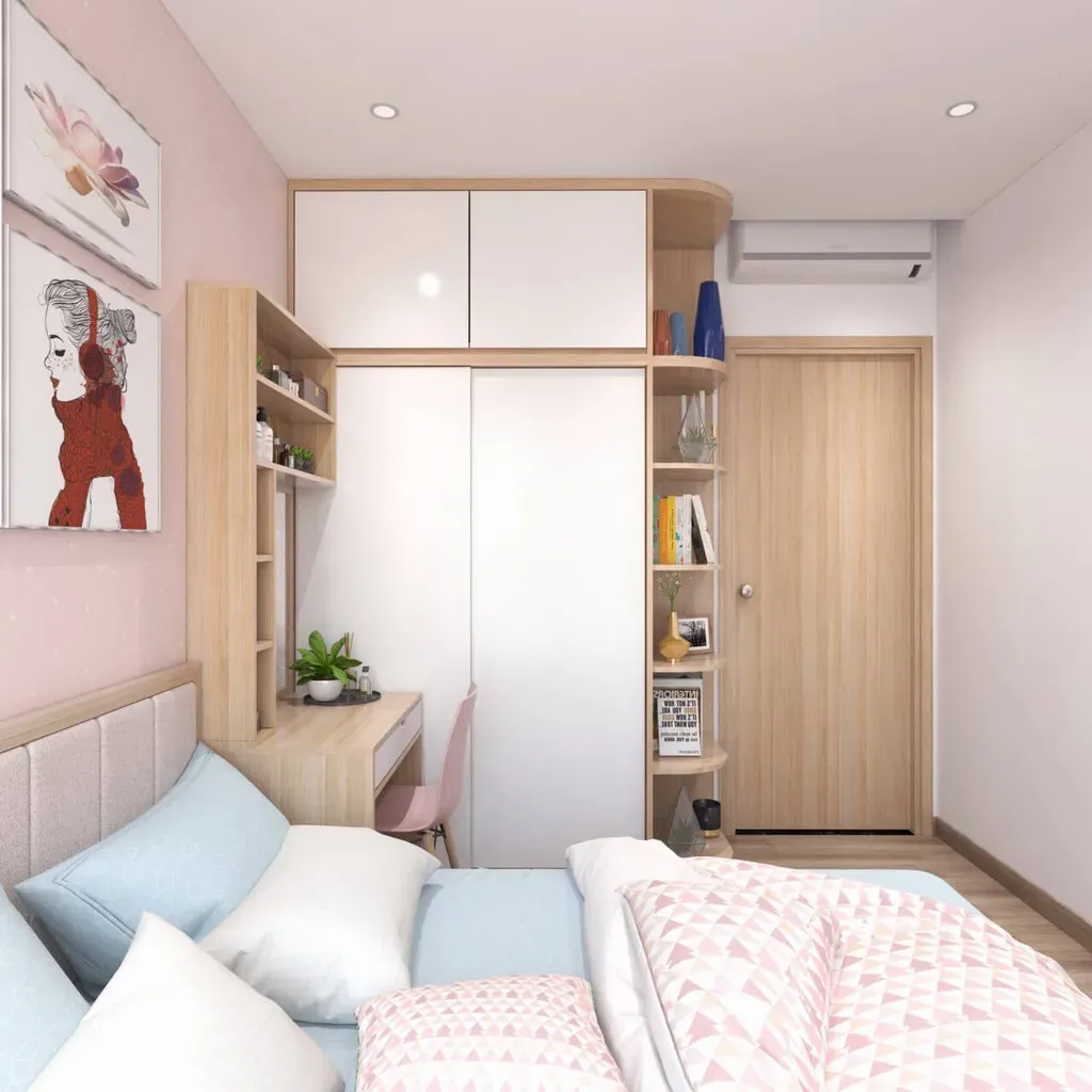 Phòng ngủ - Căn hộ Orchard Park View Phú Nhuận - Phong cách Scandinavian | Space T