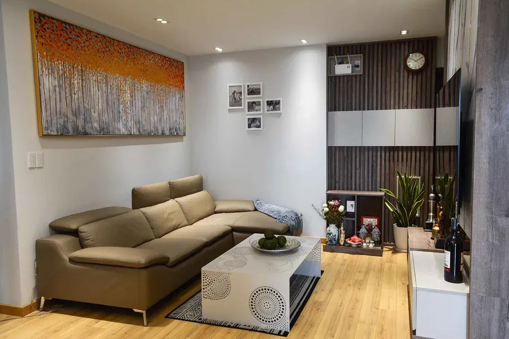 Phòng khách - Căn hộ Kingston Phú Nhuận - Phong cách Modern | Space T
