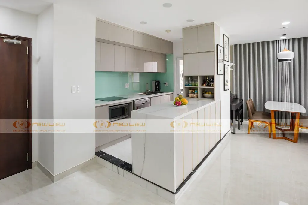 Phòng bếp - Căn hộ Fico Tân Bình - Phong cách Modern | Space T