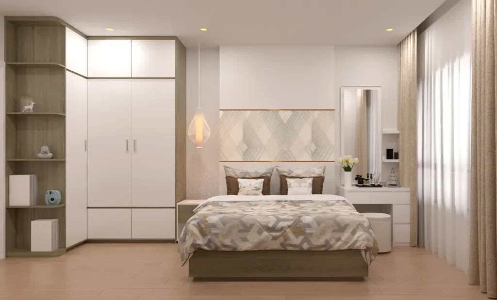 Phòng ngủ - Căn hộ Vistar Verde Quận 2 - Phong cách Scandinavian | Space T