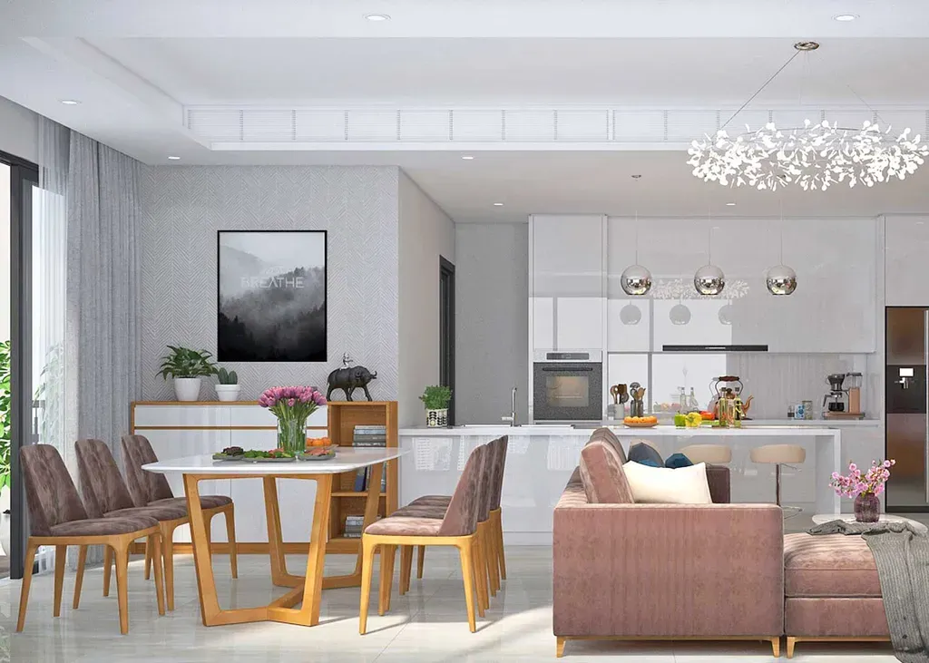 Căn hộ Đảo Kim Cương Quận 2 - Phong cách Modern | Space T