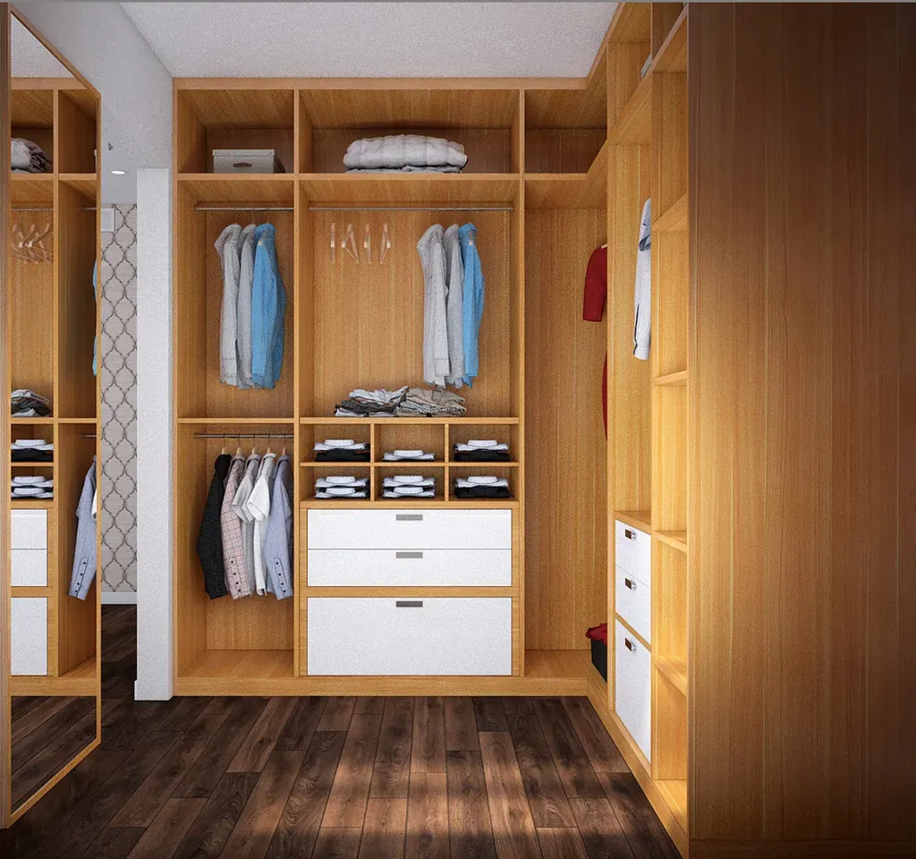 Phòng thay đồ - Căn hộ Đảo Kim Cương Quận 2 - Phong cách Modern | Space T