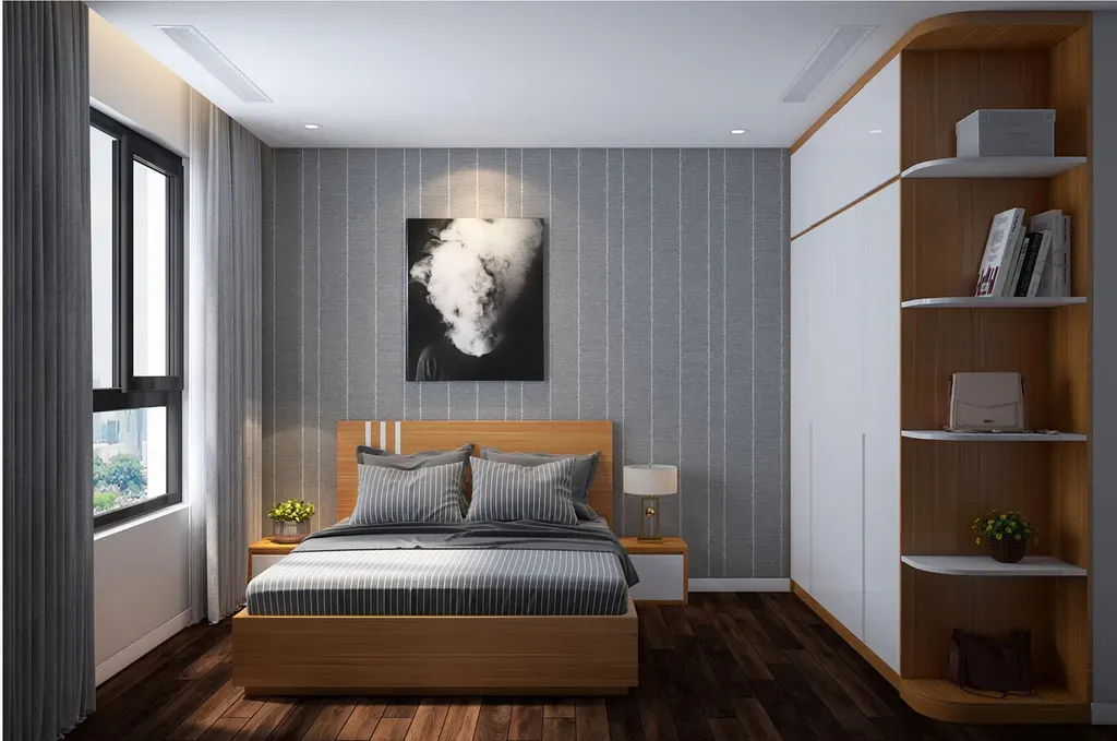 Phòng ngủ - Căn hộ Đảo Kim Cương Quận 2 - Phong cách Modern | Space T