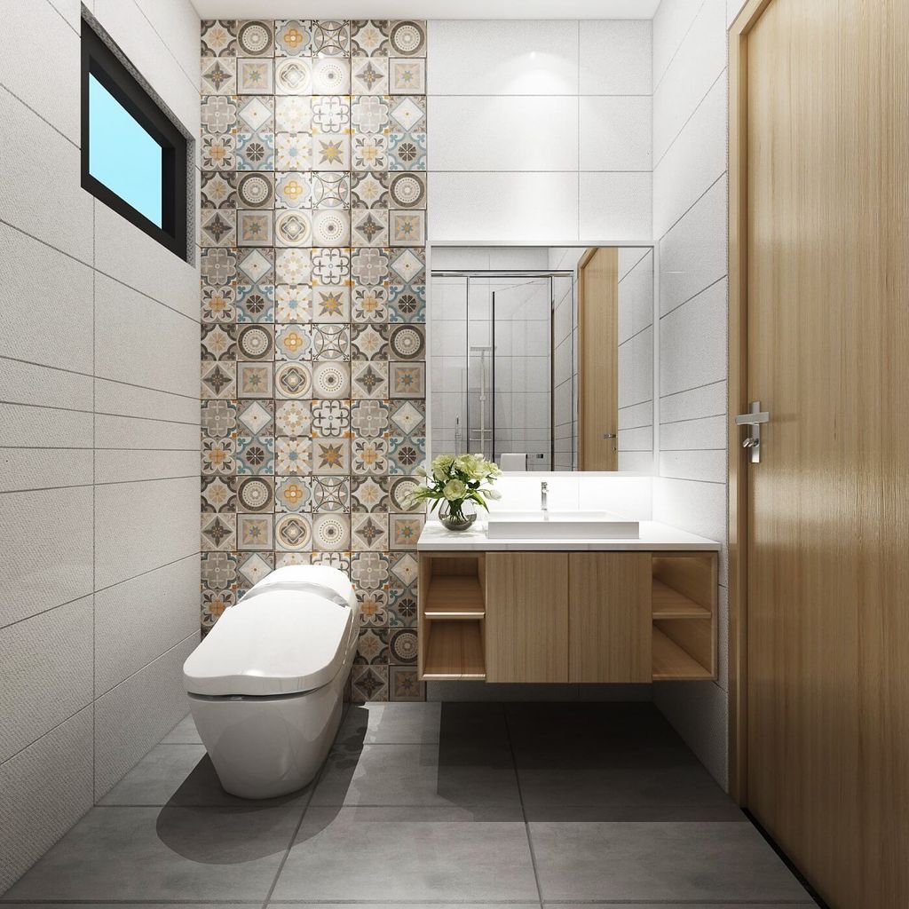 Phòng tắm - Căn hộ Opal Riverside Thủ Đức - Phong cách Scandinavian  | Space T
