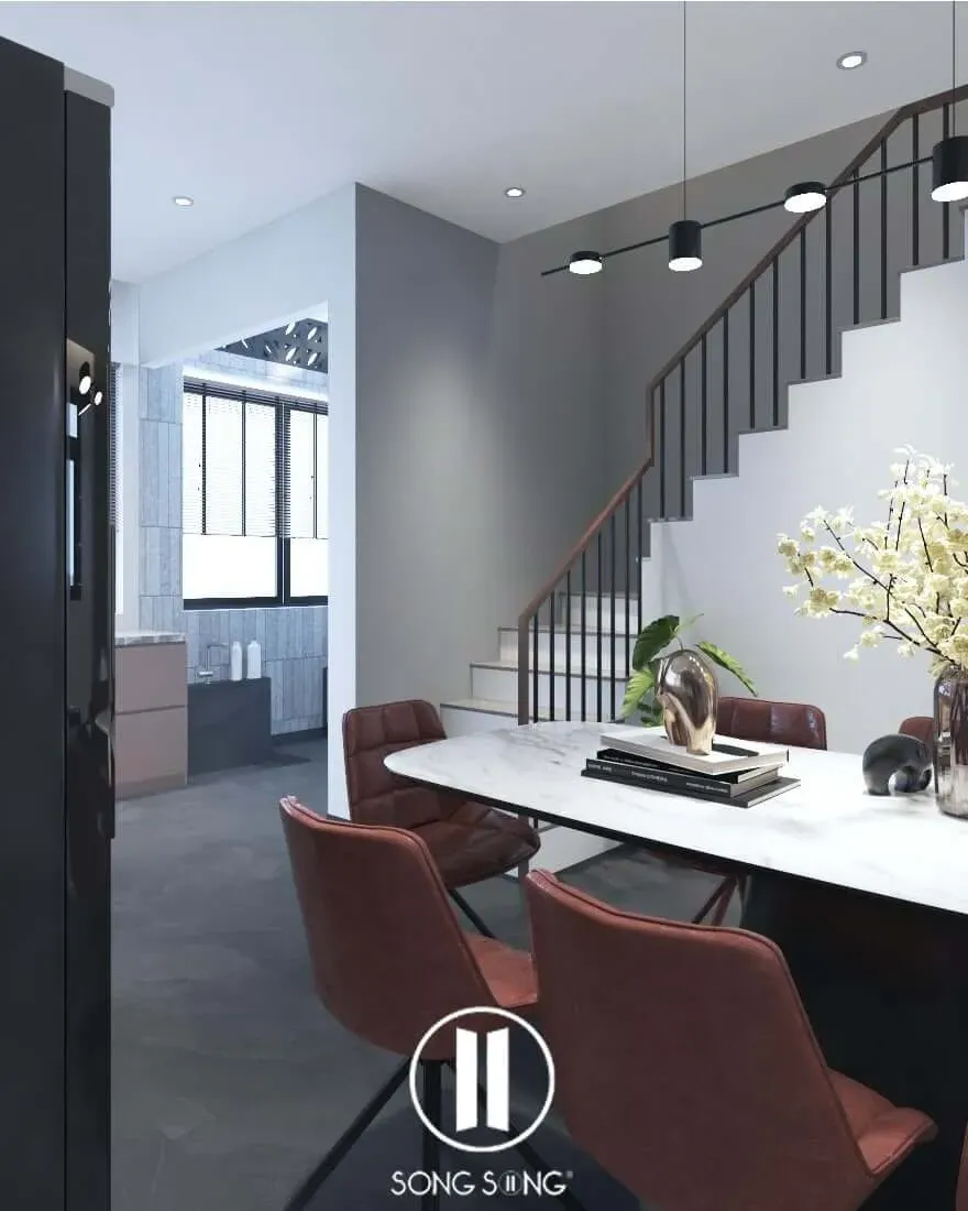 Phòng ăn - Căn hộ Park Riverside Quận 9 - Phong cách Modern | Space T