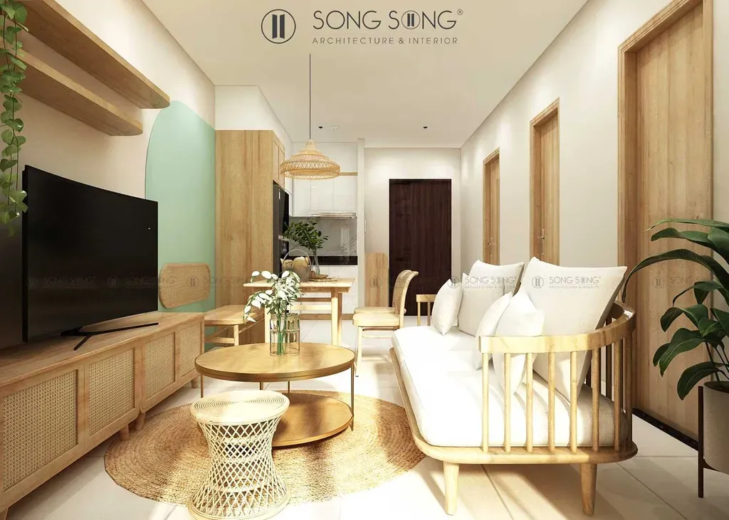 Cải tạo Căn hộ Bcons Bình Dương - Phong cách Color Block | Space T