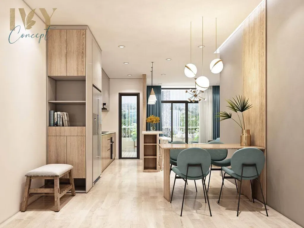 Phòng ăn - Căn Hộ Chung Cư Sơn Kỳ B Tân Phú - Phong cách Modern | Space T