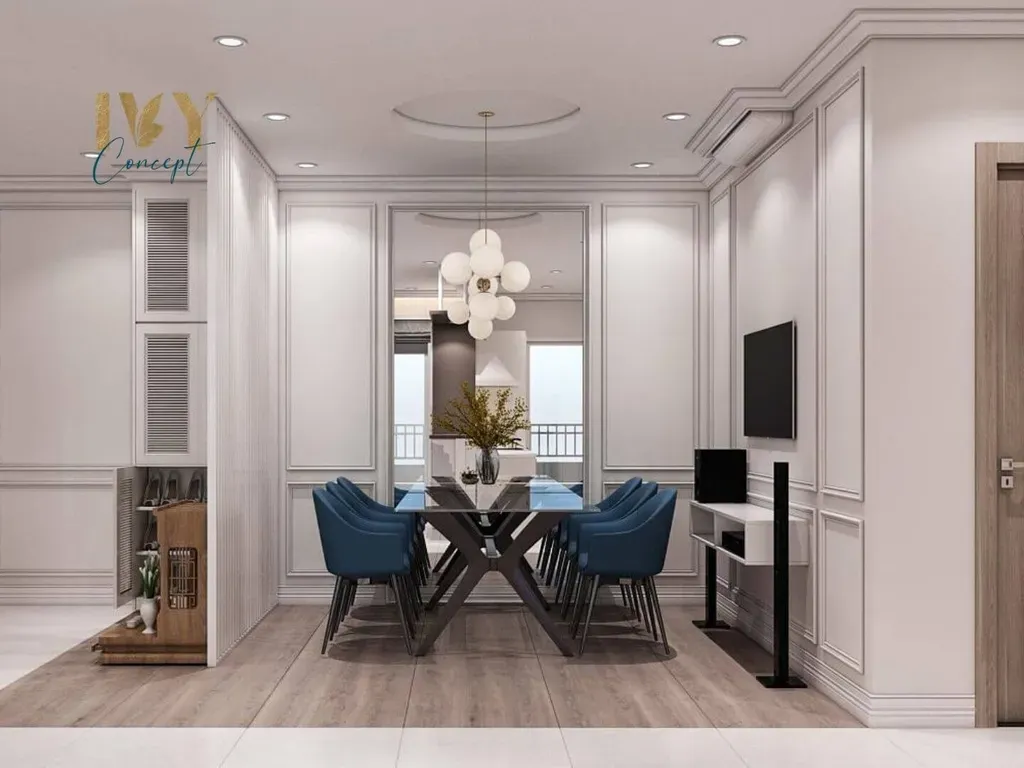 Phòng ăn - Căn hộ Lexington Quận 2 - Phong cách Neo Classic | Space T