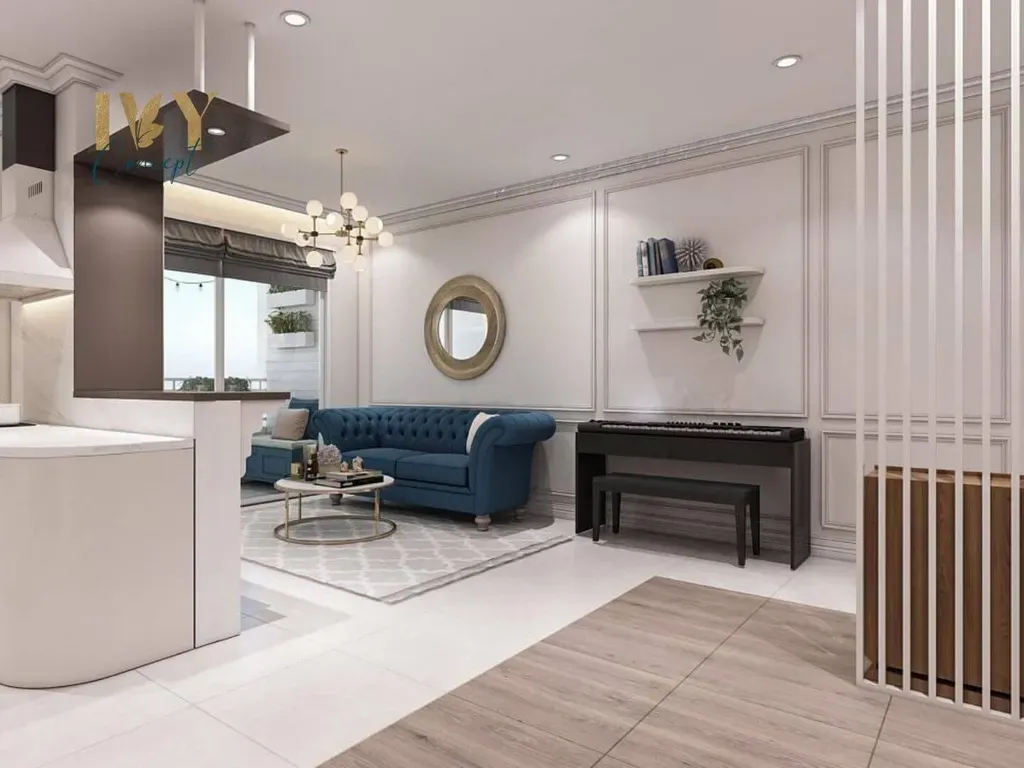 Phòng khách - Căn hộ Lexington Quận 2 - Phong cách Neo Classic | Space T