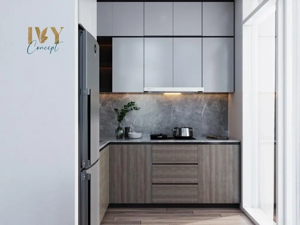 Phòng bếp - Căn hộ Ehome 1 Quận 9 - Phong cách Modern | Space T