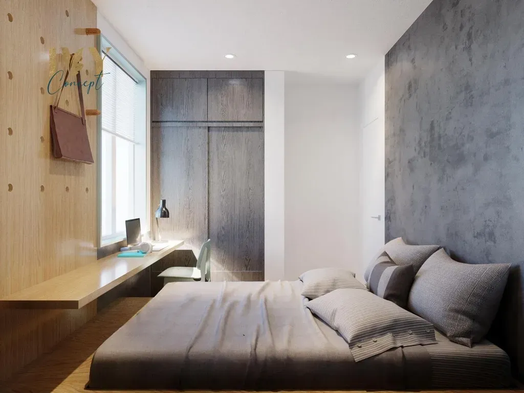 Phòng ngủ - Căn hộ Ehome 1 Quận 9 - Phong cách Modern | Space T