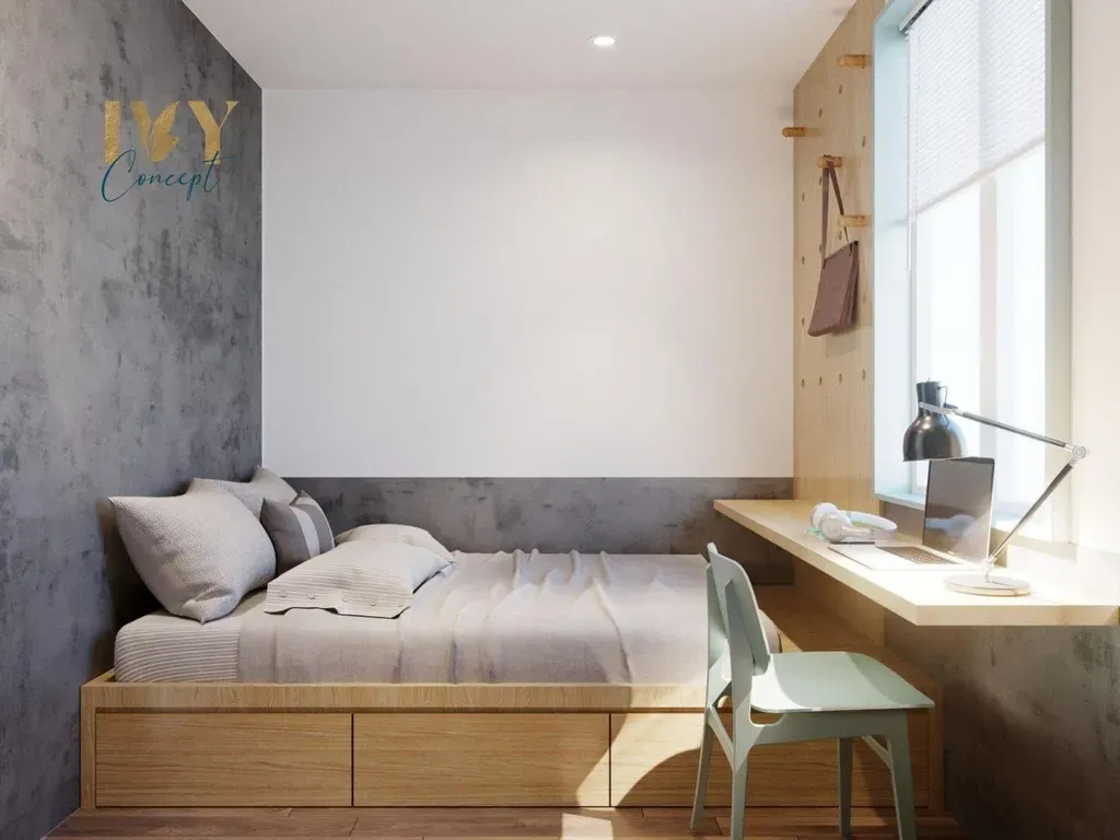 Phòng ngủ - Căn hộ Ehome 1 Quận 9 - Phong cách Modern | Space T