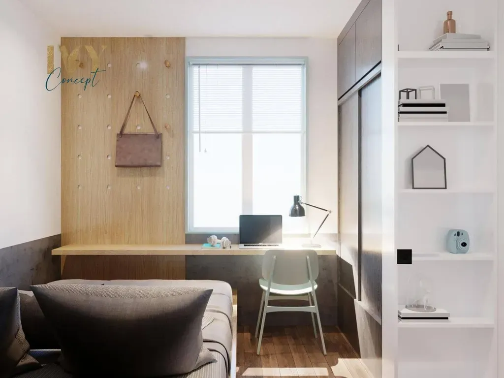 Phòng ngủ - Căn hộ Ehome 1 Quận 9 - Phong cách Modern | Space T