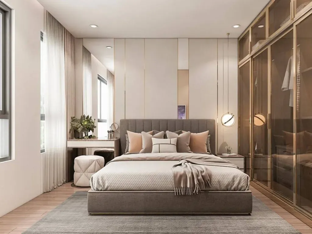 Phòng ngủ - Căn hộ Emerald Celadon Tân Phú - Phong cách Modern | Space T