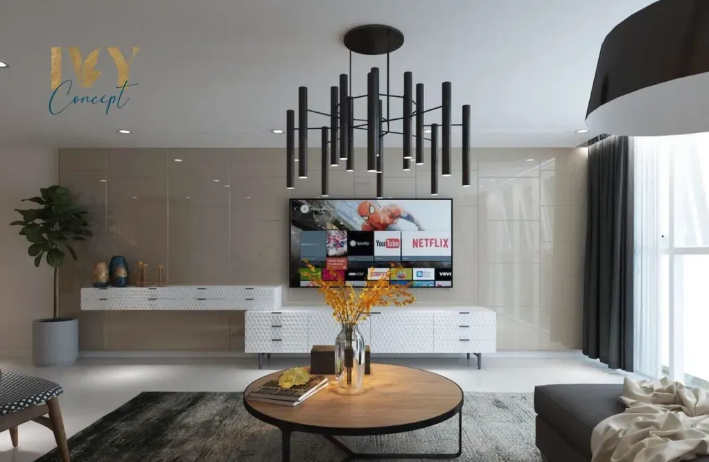 Phòng khách - Căn hộ Petro Landmark Quận 2 - Phong cách Modern | Space T