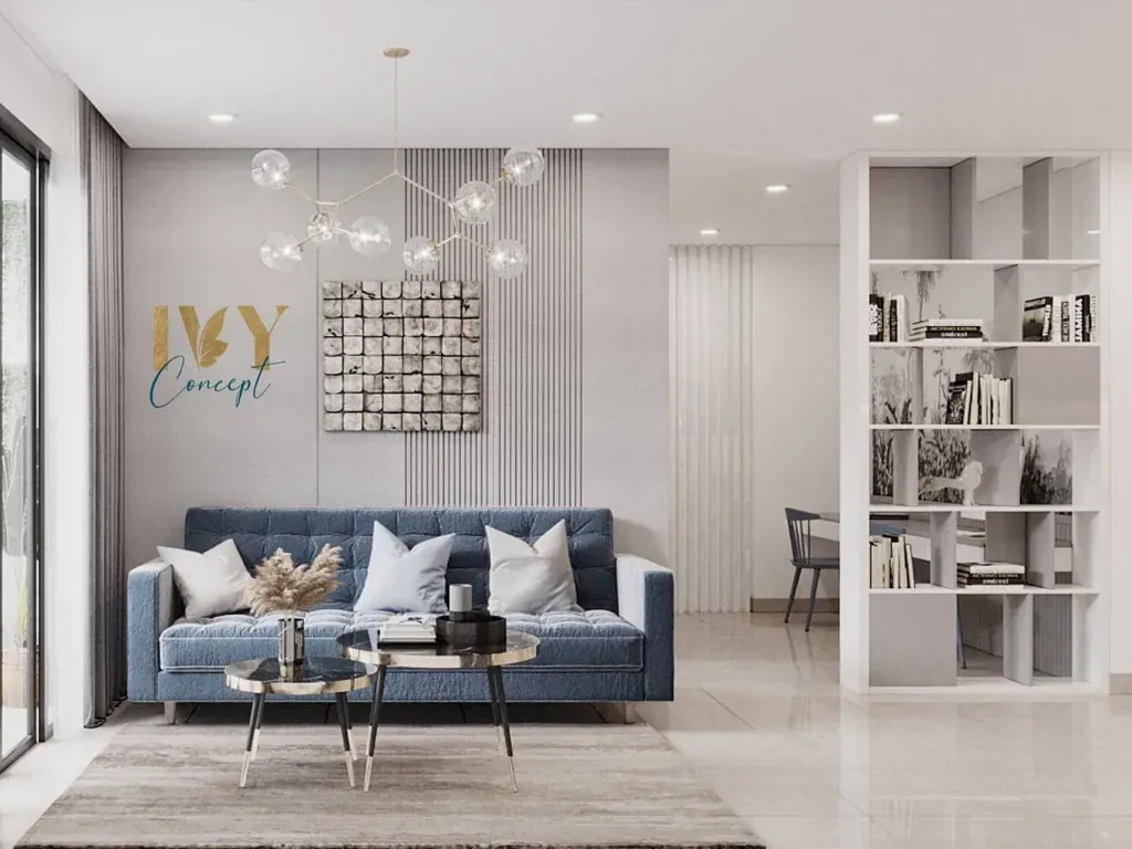Phòng khách - Căn hộ Vinhomes Grand Park Quận 9 (Mr Derrick) - Phong cách Modern | Space T